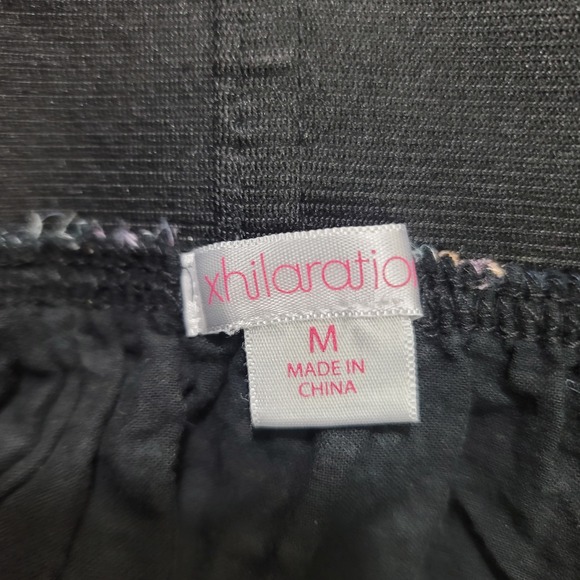 Xhilaration Women M Tiered 100%Cotton Prairie Cottagecore Boho Y2K Mini Skirt - Picture 3 of 6